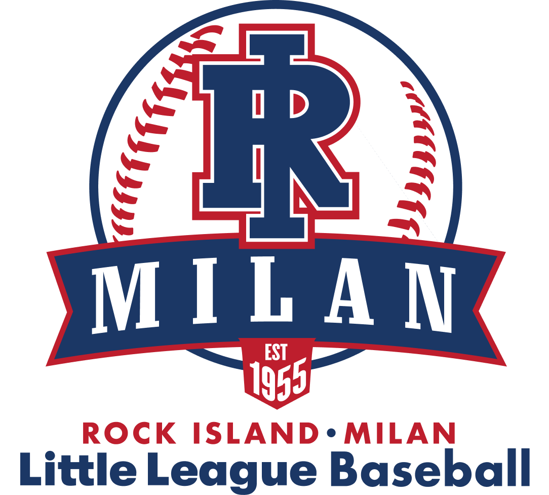 Rock Island Milan Little League Baseball Logo